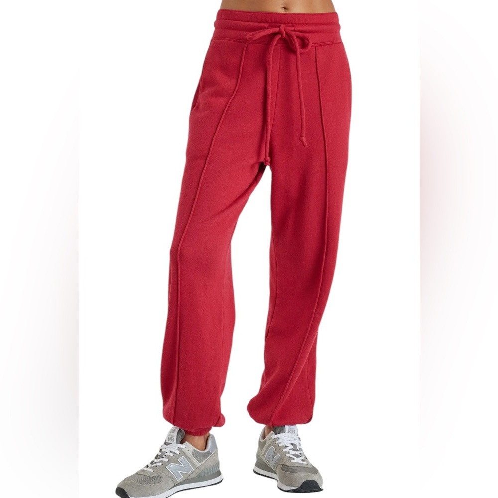 Anthropologie Year of Ours Chalet Jogger in Red S NEW